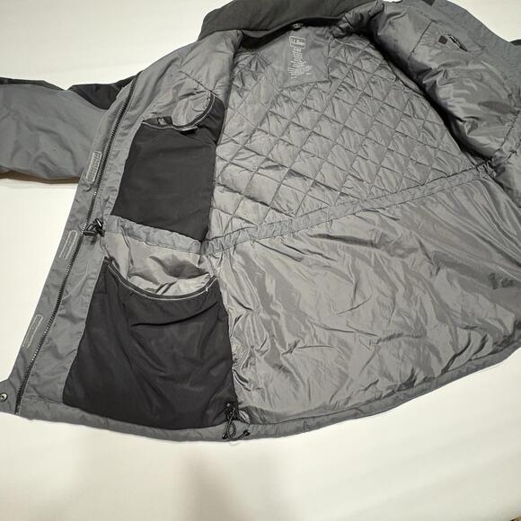 L.L. Bean Women’s Rugged Ridge Parka - Black/Gray XL - Picture 4 of 16